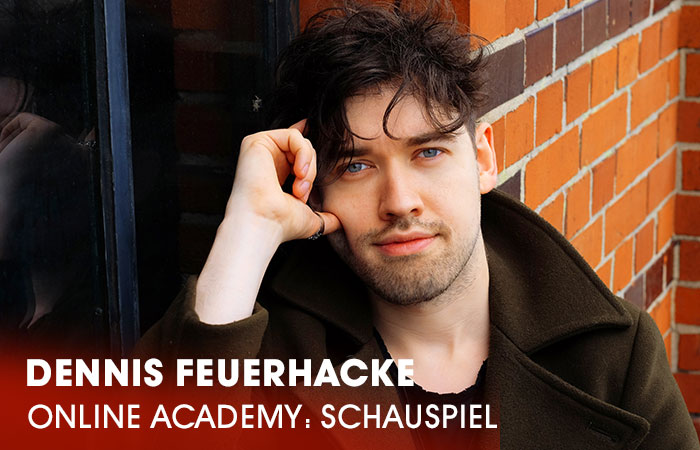 Der Dozent Dennis Feuerhacke  lehrt an der Artrium Schauspielschule Hamburg das Fach Schauspiel